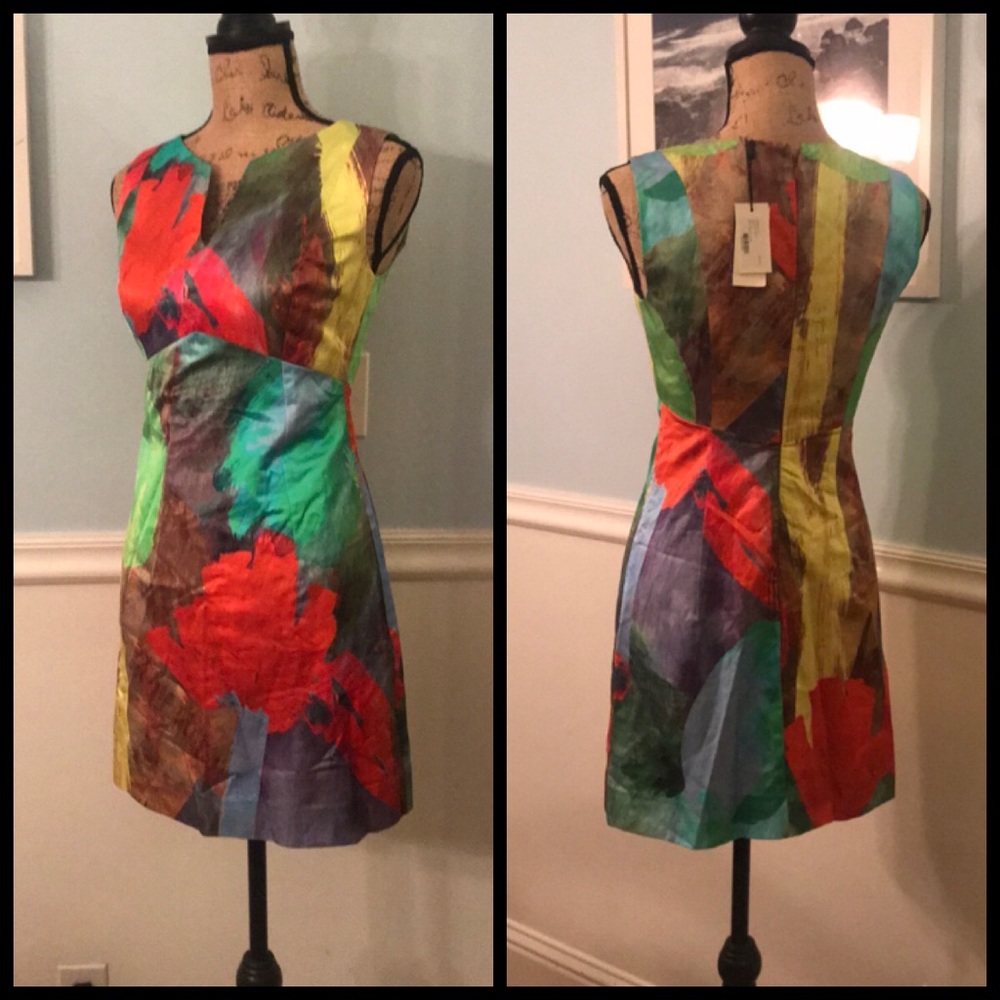 BNWT Gorgeous Milly Dress, size 2. Multi color ♥️